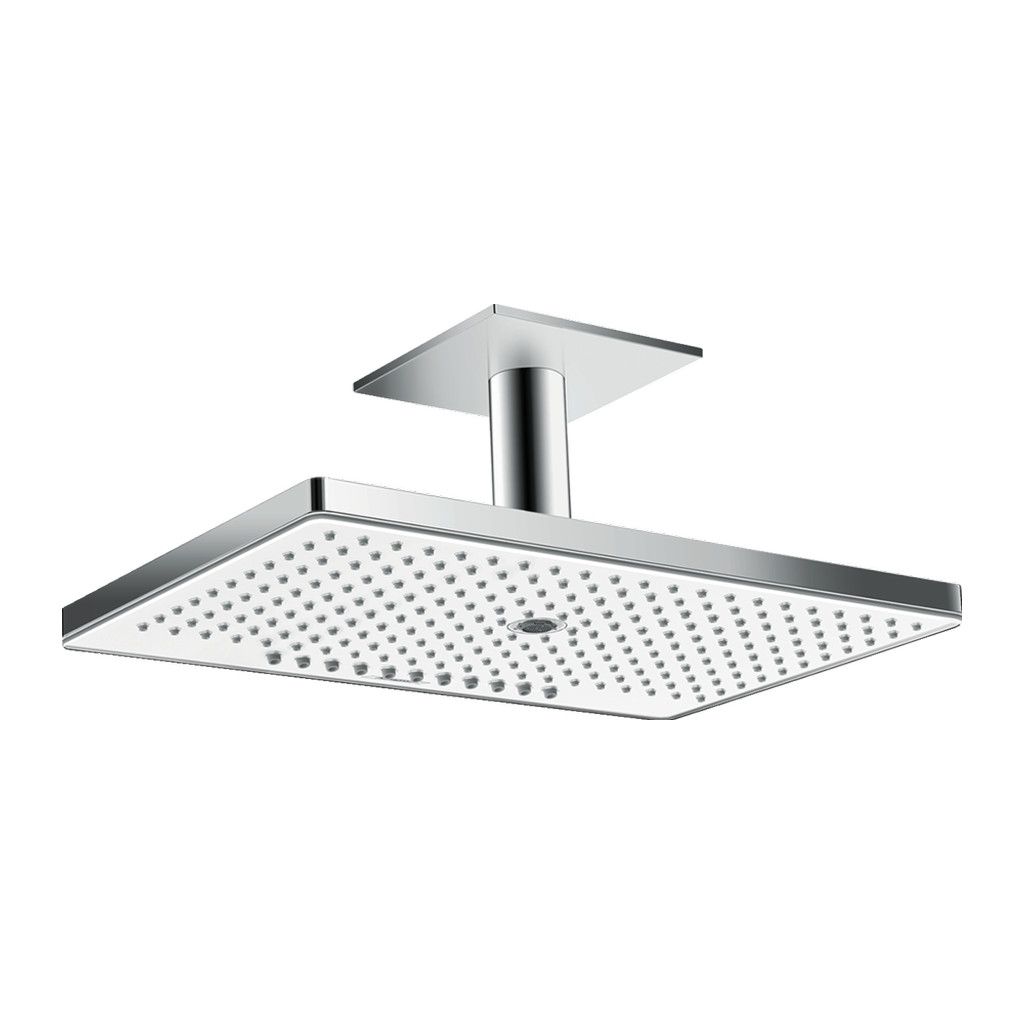 Hansgrohe Rainmaker Select - Hlavová sprcha 460 3jet s prívodom od stropu, biela/chróm 24006400