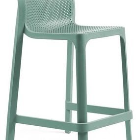 NARDI GARDEN - Barová stolička NET MINI modro-zelená