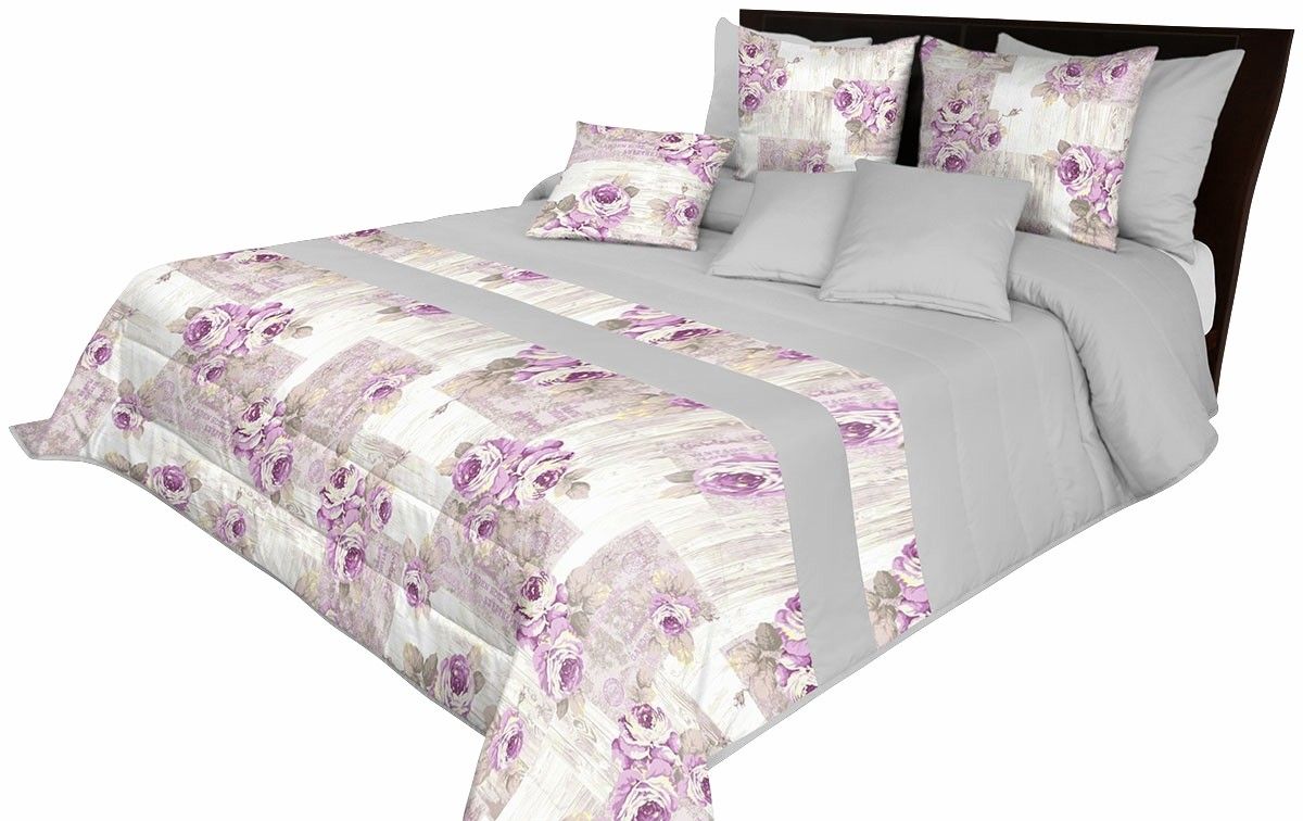 DomTextilu Elegantné prehozy na posteľ s krásnym vzorom ružových kvetov Šírka: 170 cm | Dĺžka: 210 cm 62689-237459