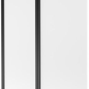 MEXEN - Flip vaňová zástena 1-krídlo 100 x 150 cm, dekor, čierna 894-100-101-70-30