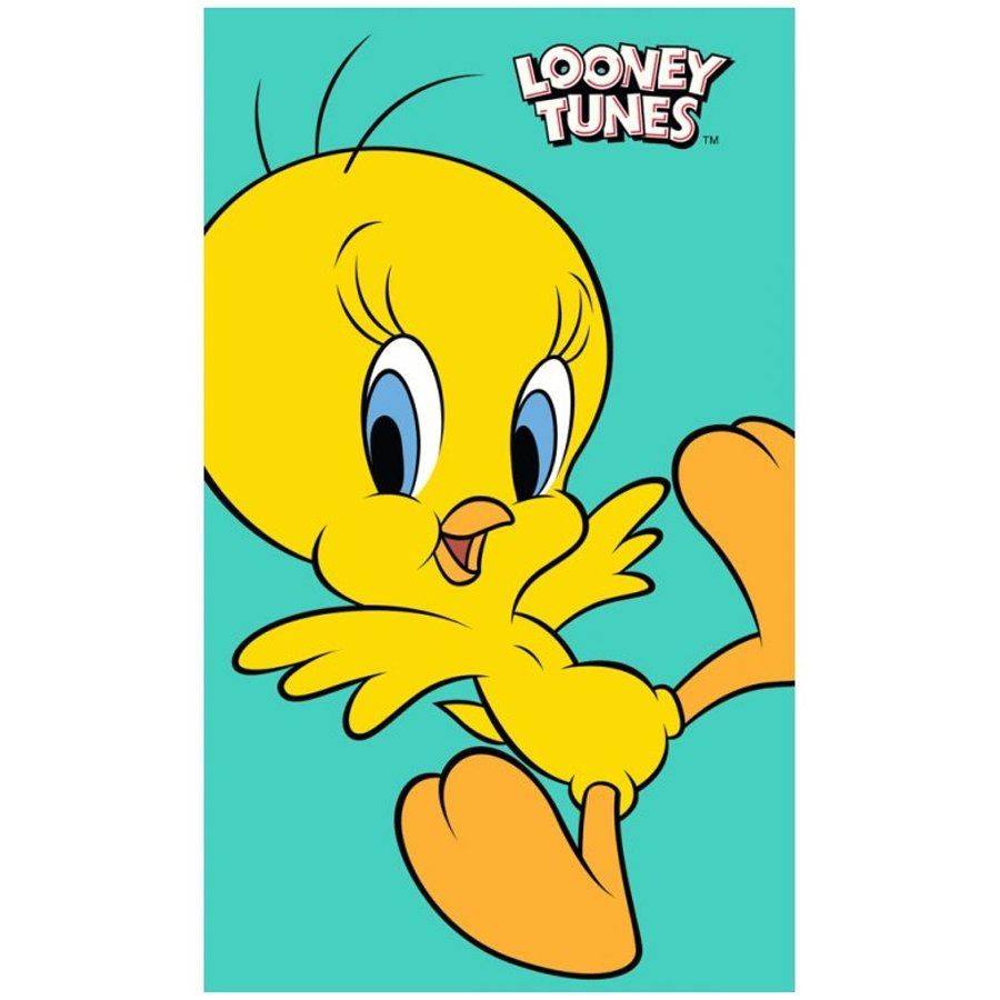Carbotex · Detský uterák Kanárik Tweety - Looney Tunes - 100% bavlna s gramážou 350 gr./m² - 30 x 50 cm