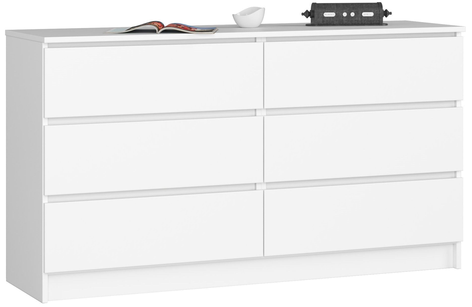 Komoda Rollo K 140 cm biela matná