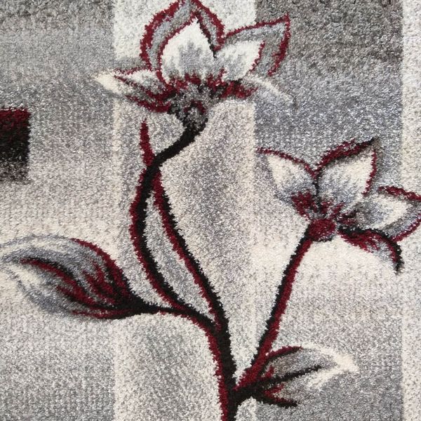 DomTextilu Moderný koberec do obývačky s motívom kvetov 55550-234669