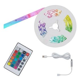 Brilo - LED RGB Stmievateľný pásik 6,6m LED/6W/USB + DO