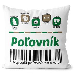 Vankúš Poĺovník 100% (Velikost: 55 x 55 cm)