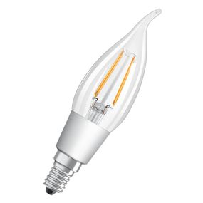 OSRAM LED žiarovka E14 4W teplá biela stmievateľná číra, E14, 4W, Energialuokka: E, P: 11.9 cm