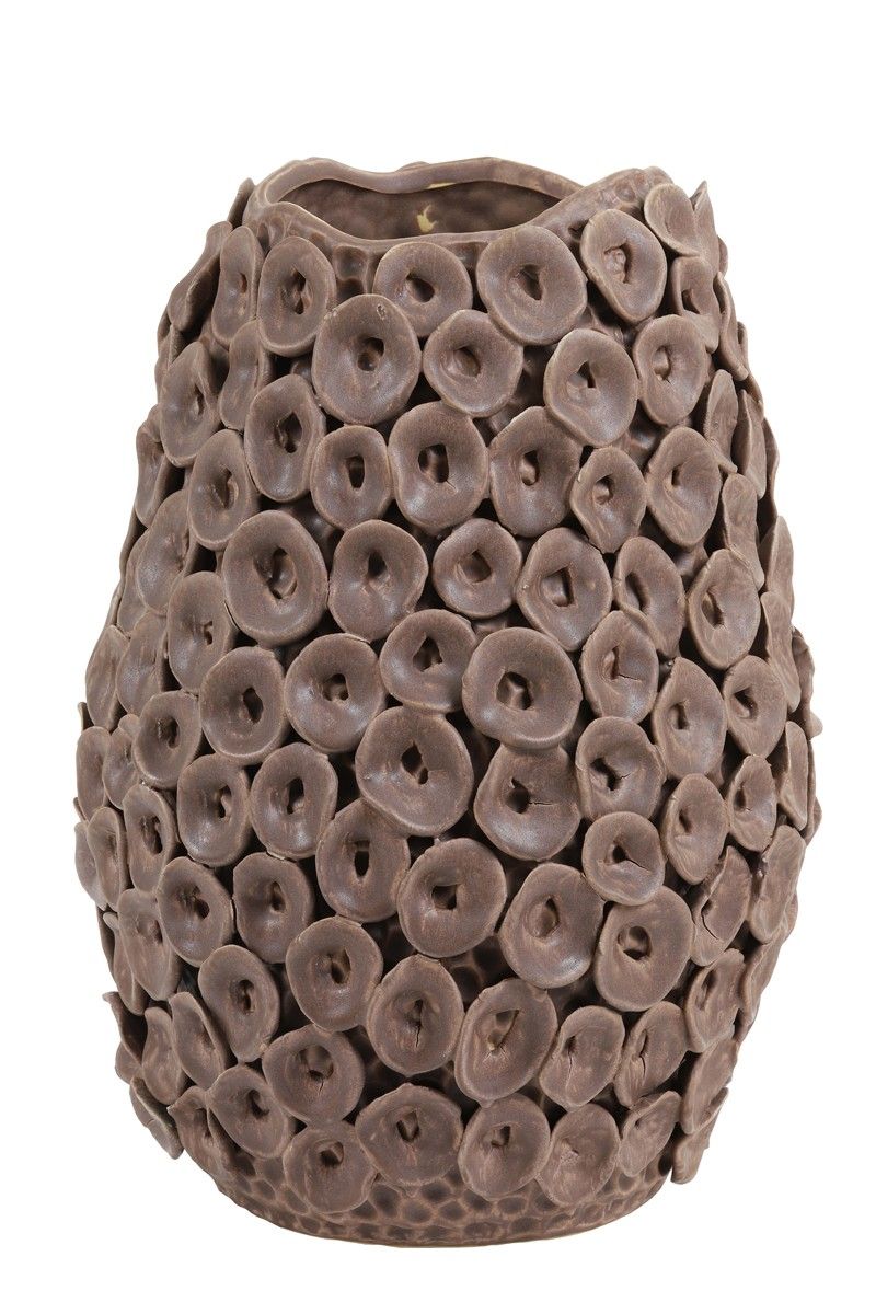 Hnedá váza Deco Mosa - Ø 26,5 * 35 cm