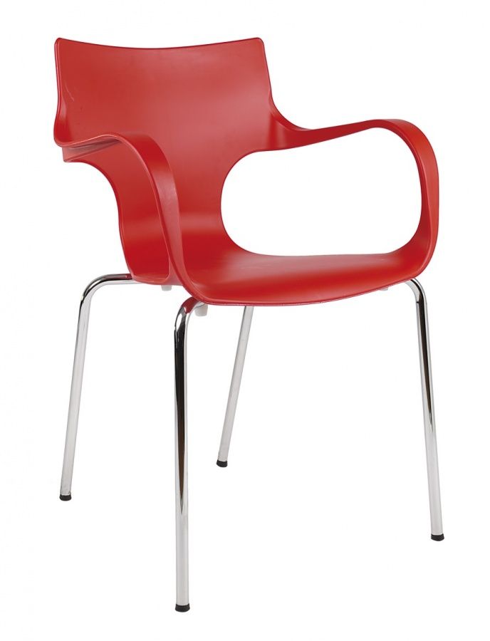 ANTARES konferenčná stolička MARIA červená
