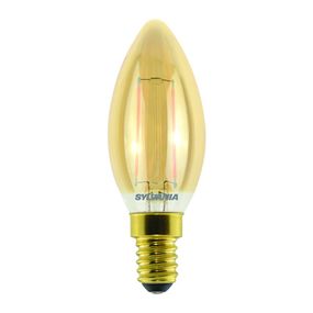 Sylvania 0029488 LED žiarovka filament 1x2,5W | E14 | 225lm | 2500K- zlatá