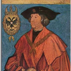 Portrait of Emperor Maximilian I. Reprodukcia Obraz  zs16580