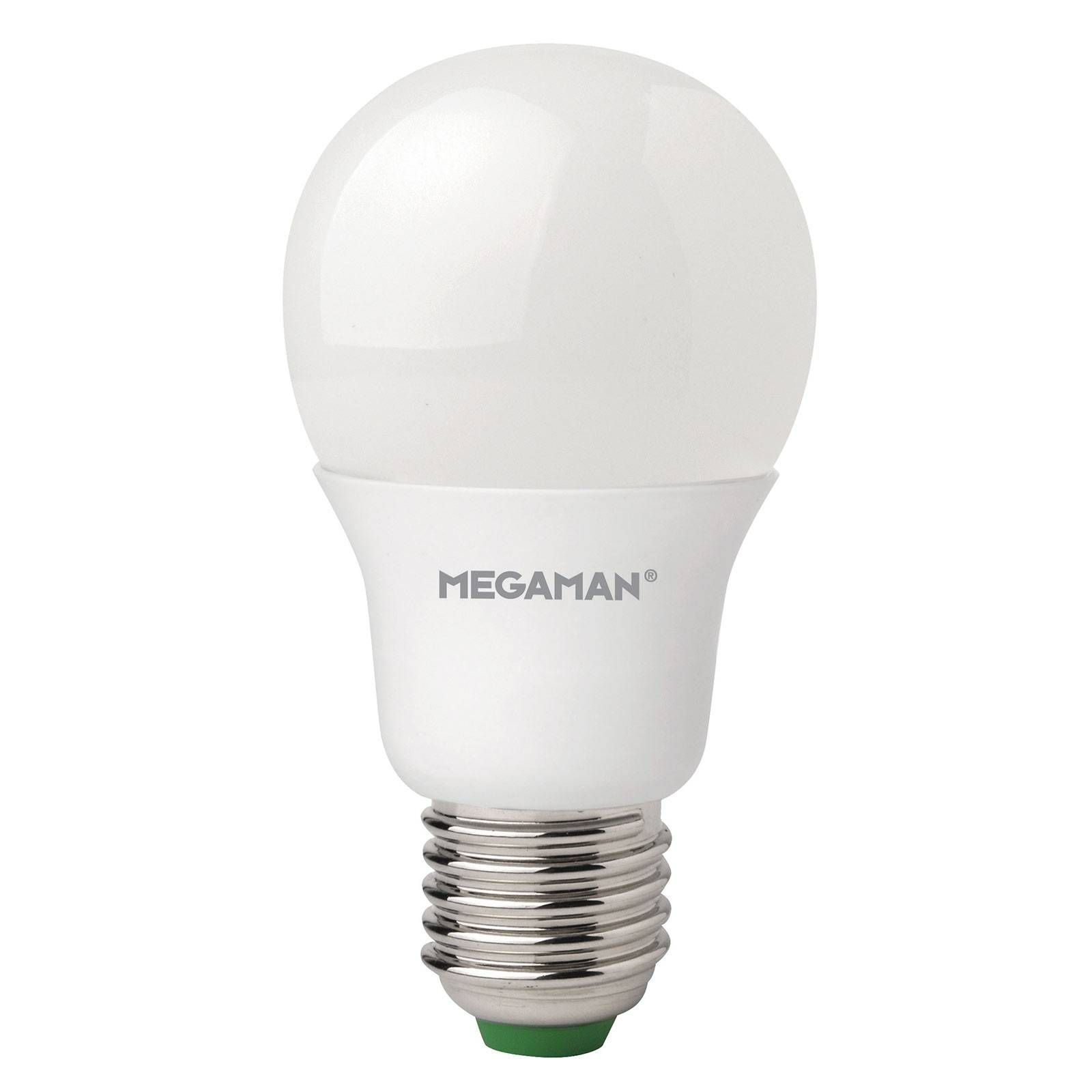 Megaman LED žiarovka E27 A60 5, 5 W teplá biela, E27, 5.5W, Energialuokka: F, P: 10.9 cm
