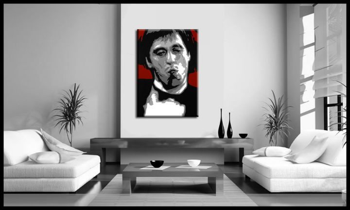 Ručne maľovaný POP Art obraz AL PACINO