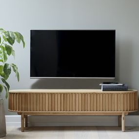 Dizajnový TV stolík Wally 160 cm prírodný dub