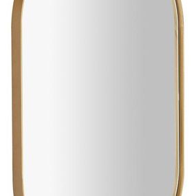 SAPHO - PUNO oválne zrkadlo v ráme 50x85cm, zlatá mat ORT585
