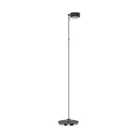 Top Light Puk Maxx Floor Mini LED matná/číra, antracit matná, Obývacia izba / jedáleň, hliník, zinok, sklo, 10W, K: 125cm
