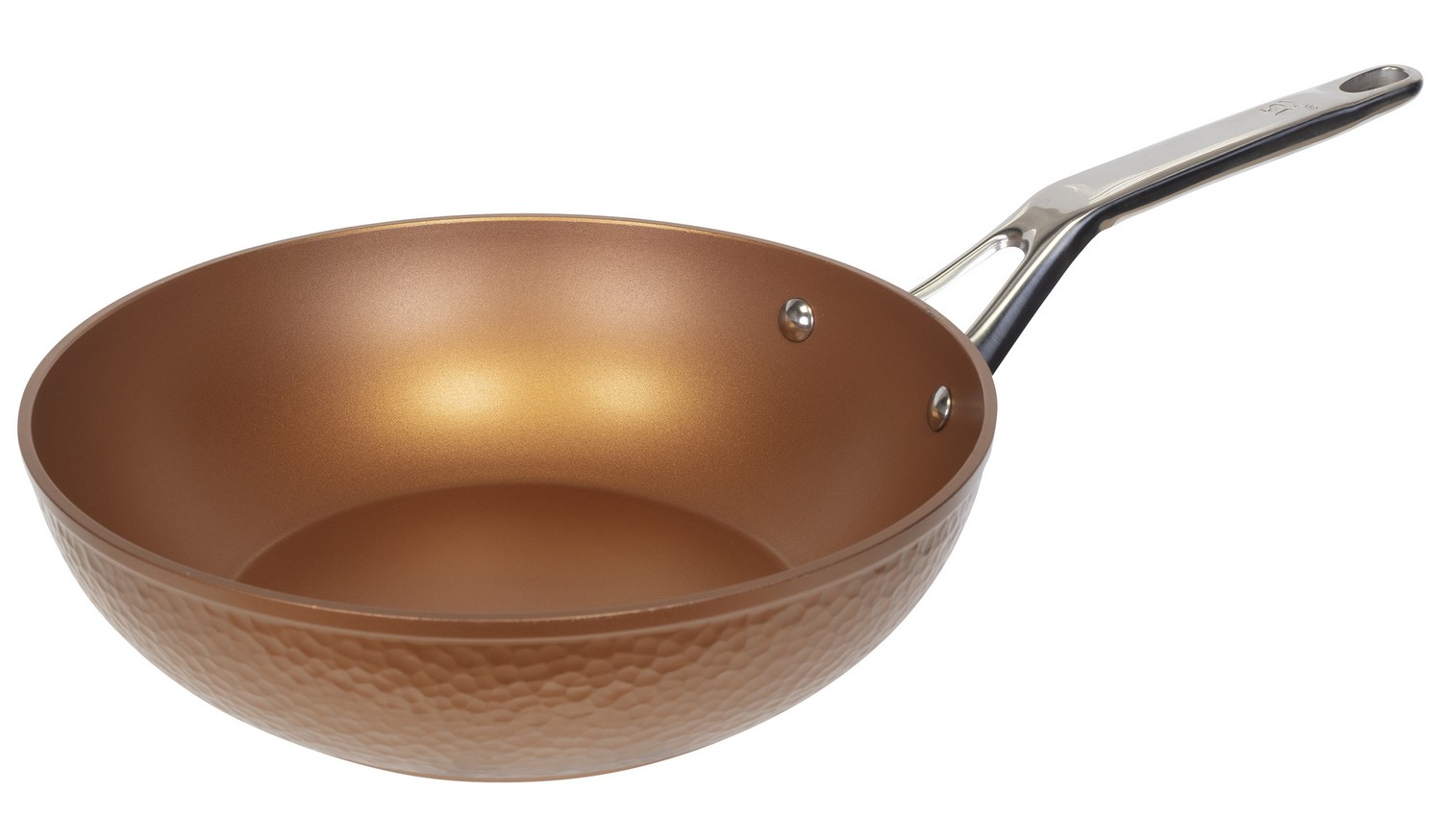 Wok panvica Origen 28 cm, medená