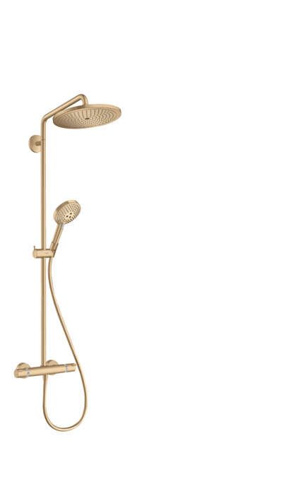 HansGrohe Croma Select S - Sprchový set Showerpipe 280 s termostatom, kefovaný bronz 26890140