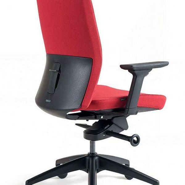 OFFICE PRO bestuhl -  OFFICE PRO bestuhl Kancelárska stolička J2 BLACK BP červená