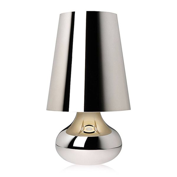 Kartell Cindy stolová LED lampa, platina metalická, Obývacia izba / jedáleň, ABS, E27, 11.2W, K: 42cm