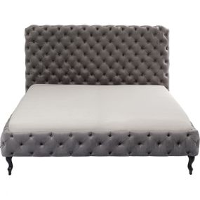 KARE Design Postel Desire Silver Grey High 160x200 cm