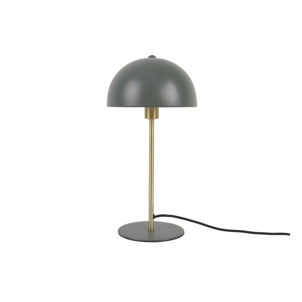 Zelená stolová lampa s detailmi v zlatej farbe Leitmotiv Bonnet