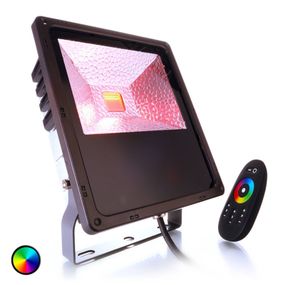 Deko-Light LED vonkajší reflektor Flood Color RF II 60 RGB, plast, 60W, P: 20 cm, L: 9.8 cm, K: 25.3cm