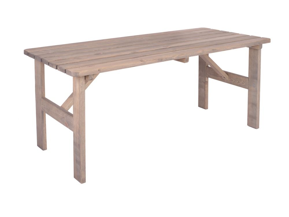 VIKING stôl ŠEDÝ - 150 cm