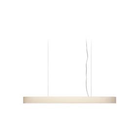 LZF LamPS I-Club Slim LED svietidlo 120 cm, slonovinová, Obývacia izba / jedáleň, drevená dyha, akryl, kov, 25W, P: 120 cm, L: 10 cm