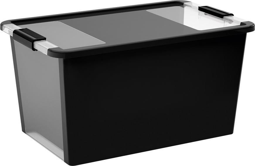 Box s vekom KIS Bi-Box L, 40L, čierny, 35x55x28 cm