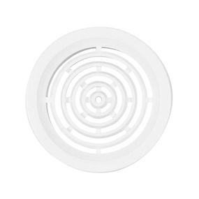 HACO Vetracia mriežka kruhová 50 mm biela (4 ks)