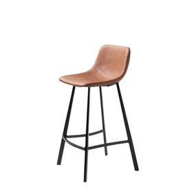 Dizajnová barová stolička Claudia svetlohnedá