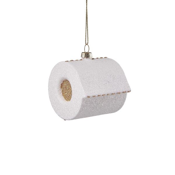 Butlers HANG ON Vianočná ozdoba toaletný papier 6 cm