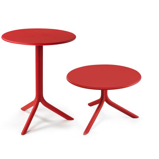 NARDI GARDEN - Stôl SPRITZ - červený