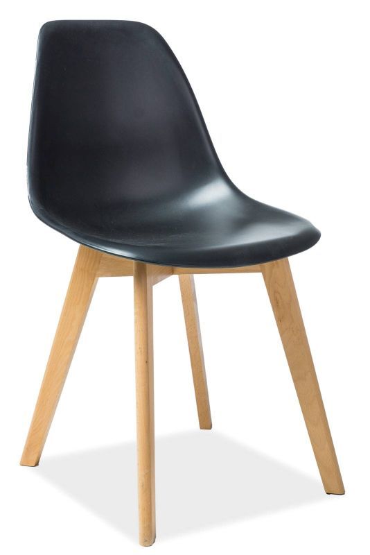Jedálenská stolička Signal MORIS buk/čierna