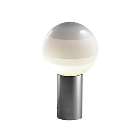 Marset MARSET Dipping Light M stolová lampa biela/grafit, Obývacia izba / jedáleň, sklo, kov, 8.6W, K: 54cm