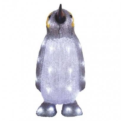 EMOS Vianočný tučniak 30Led 35cm plast
