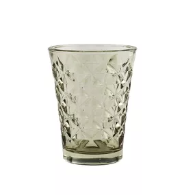 Tine K Home Svietnik Facet glass Green 10 cm