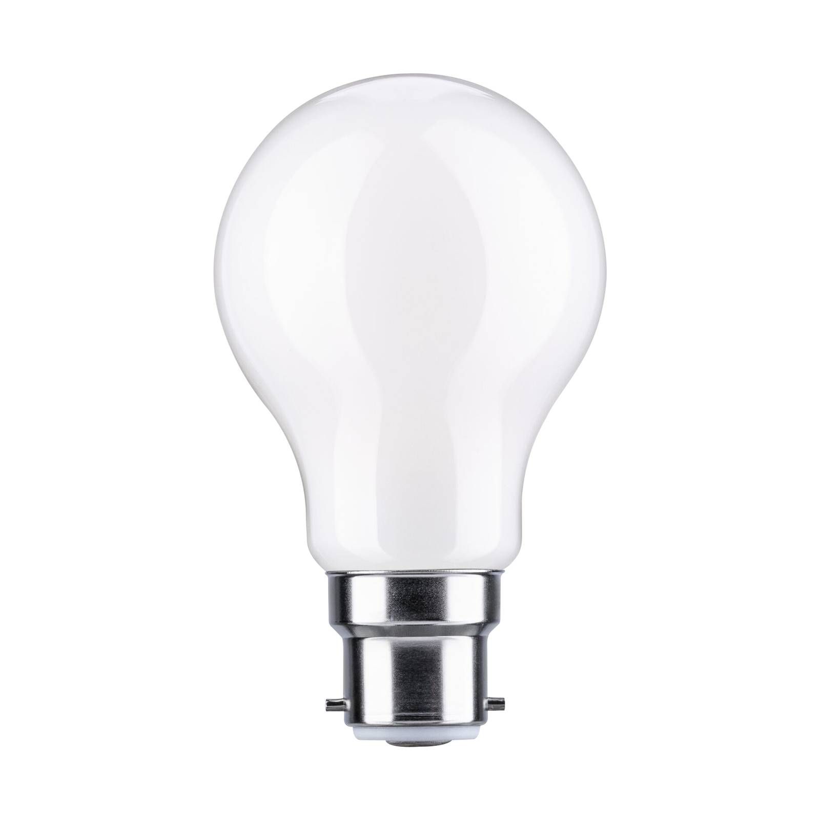 Paulmann LED B22d A60 9W 2 700 K opál stmievateľná, B22, 9W, Energialuokka: E, P: 10.3 cm