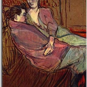 Reprodukcie Henri de Toulouse-Lautrec - The two friends zs10267