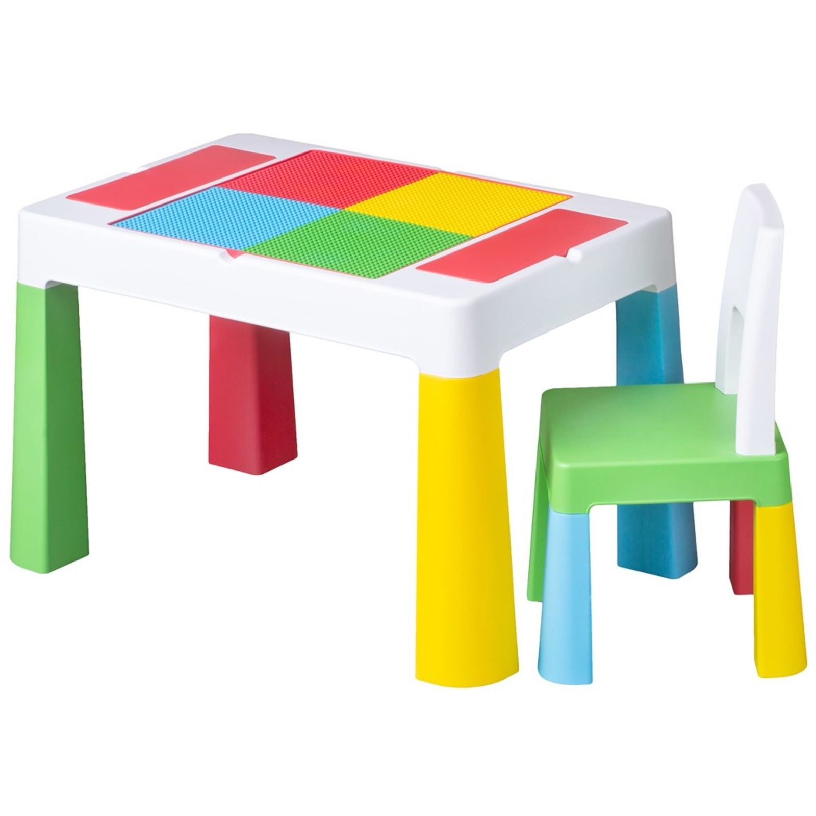 Detský stolček so stoličkou TEGA MULTIFUN - multicolor