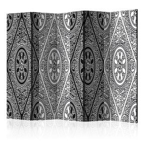 Paraván Ethnic Monochrome Dekorhome 225x172 cm (5-dielny)