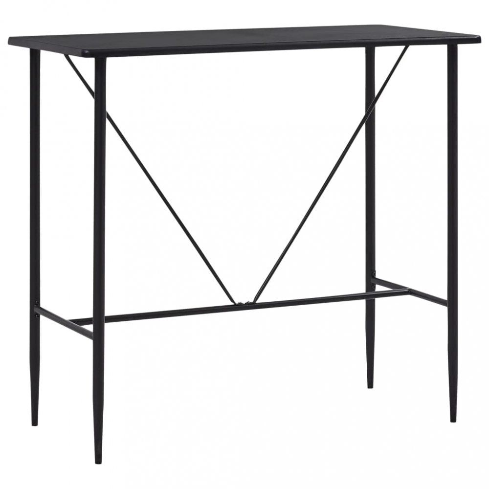 Barový stôl 120x60 cm Dekorhome Čierna