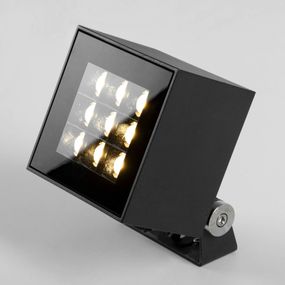 BRUMBERG Blokk prisadené LED do exteriéru 11x11 cm, hliník, sklo, 22W, P: 11 cm, L: 11 cm, K: 16cm