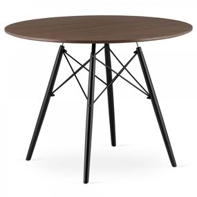 Supplies Škandinávsky jedálenský stôl dub 100 cm - tmava hnedá
