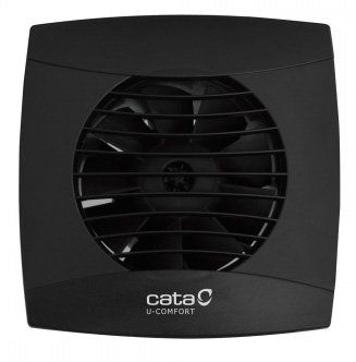 Cata UC-10 kúpeľňový ventilátor axiálny, 8W, potrubie 100mm, čierny