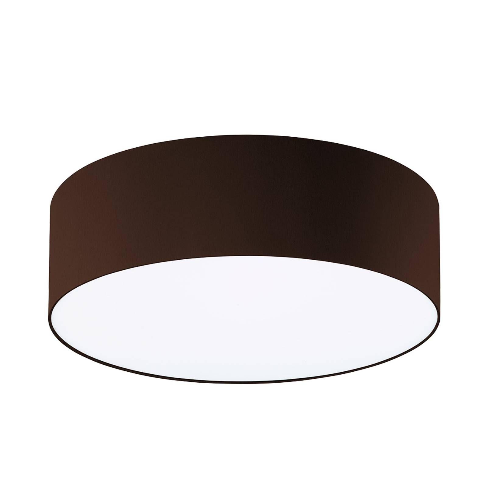 Hufnagel Kávovo-hnedé stropné svietidlo Mara, 50 cm, Obývacia izba / jedáleň, chinc, E27, 57W, K: 17cm
