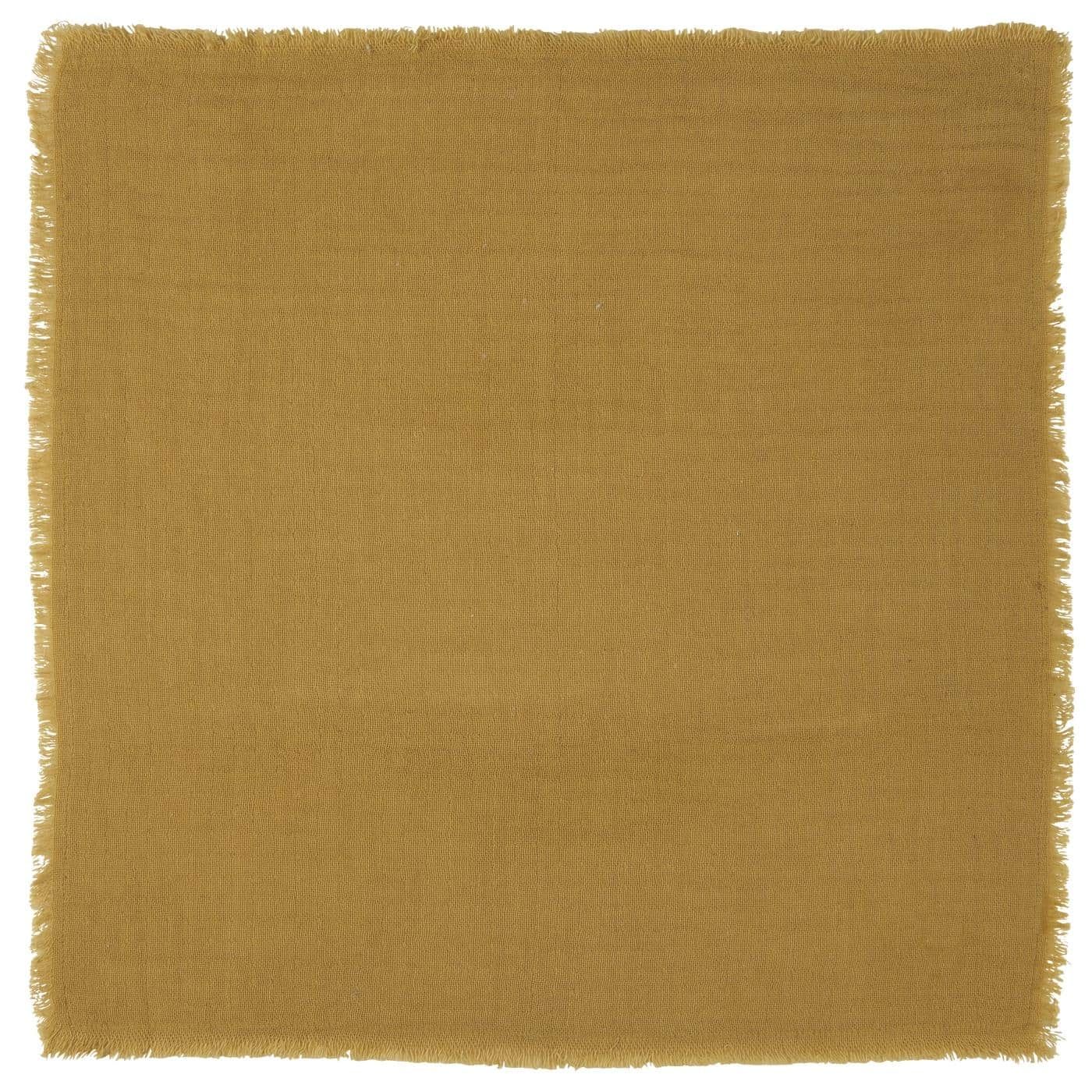 IB LAURSEN Bavlnený obrúsok Double Weaving Sahara 40x40cm