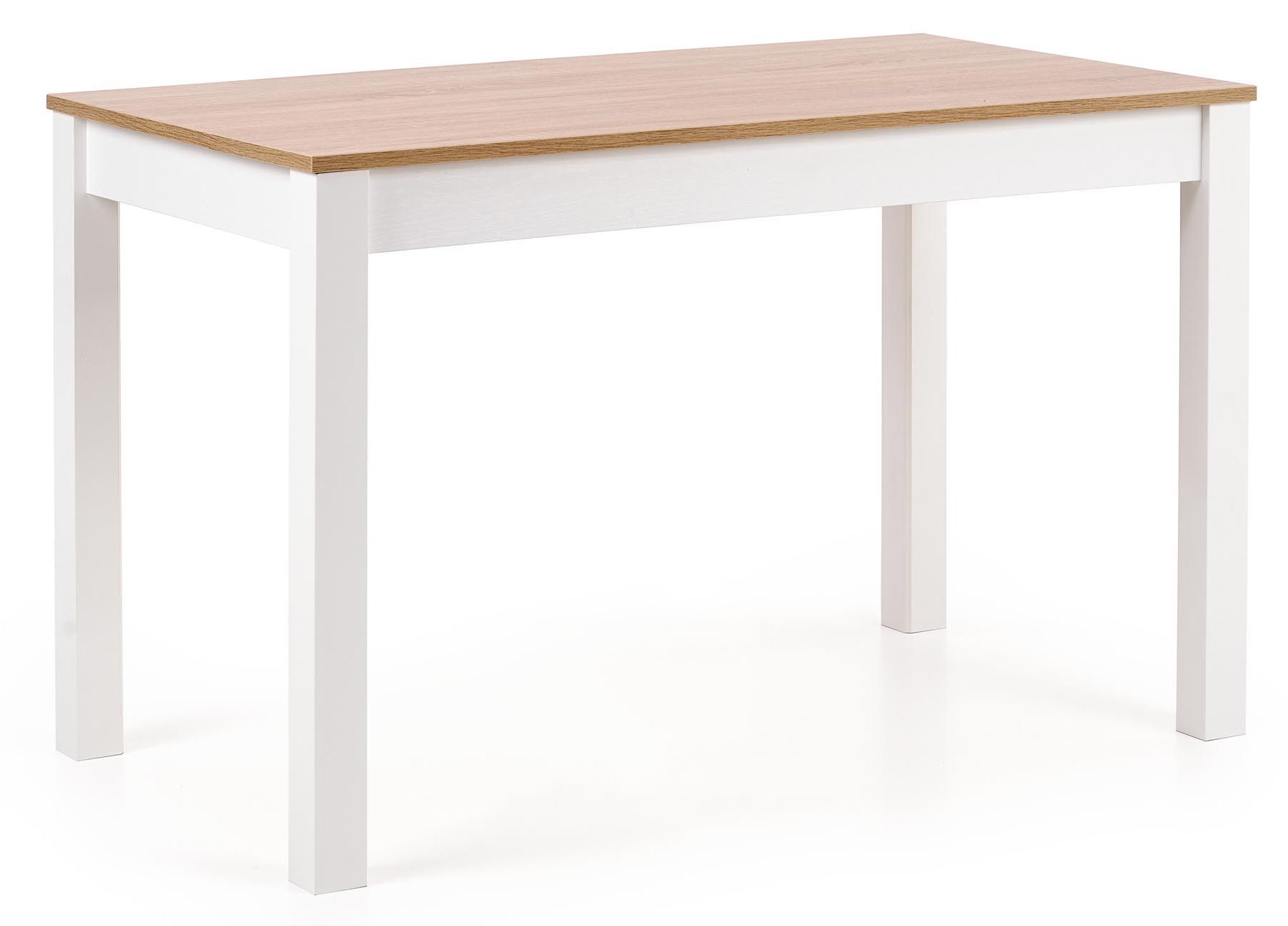 HALMAR Jedálenský stôl KSAWERY dub sonoma, biely 120x68 cm