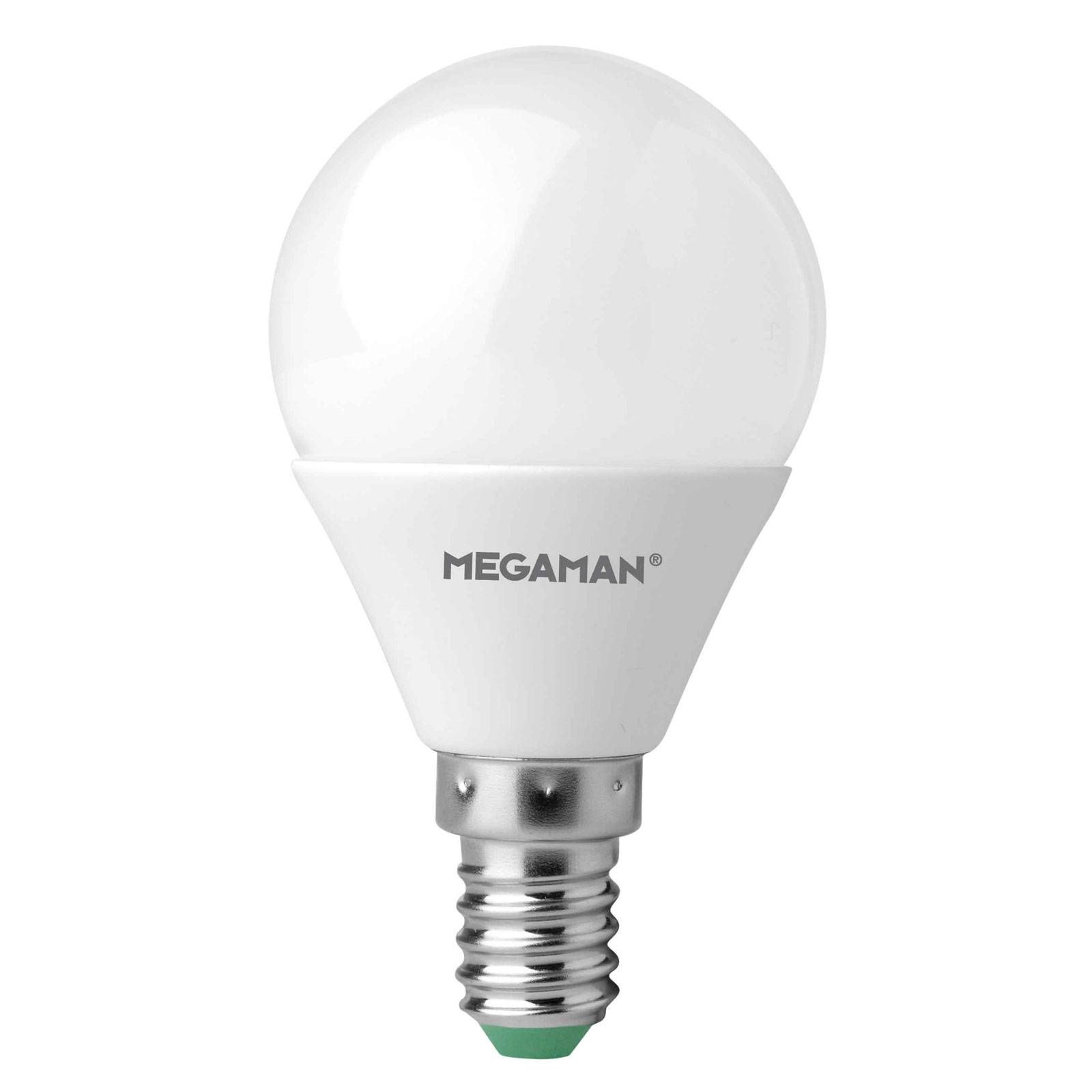 Megaman LED žiarovka E14 kvapka 3, 5 W teplá stmievateľná, E14, 3.5W, Energialuokka: G, P: 8.4 cm