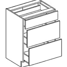 Dolná kuchynská skrinka Nora D60 3 zásuvky
